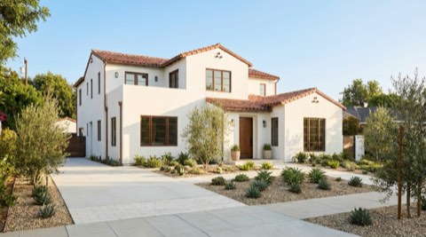 Freshly painted, move-in-ready rental property with new landscaping