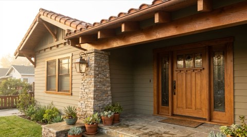 A close-up of home exterior details in Culver City worth evaluating before buying.